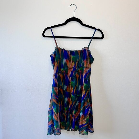 URBAN OUTFITTERS Moxie Mesh Mini Slip Dress - Picture 2 of 6